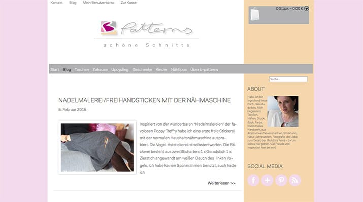 Kreativblog des Monats: b-patterns