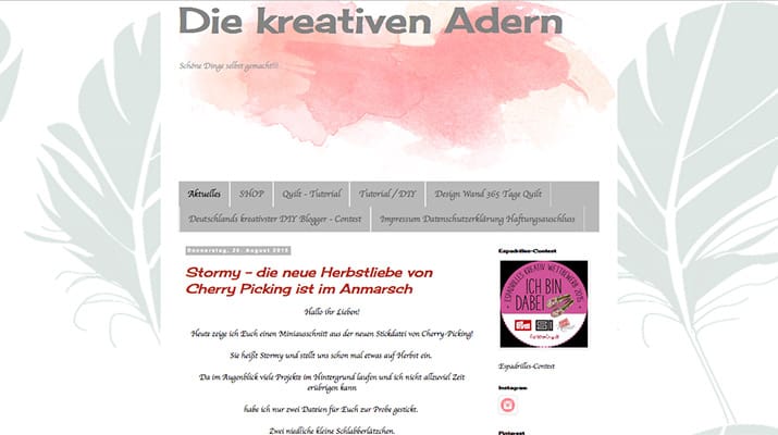 Kreativblog des Monats: Die kreativen Adern