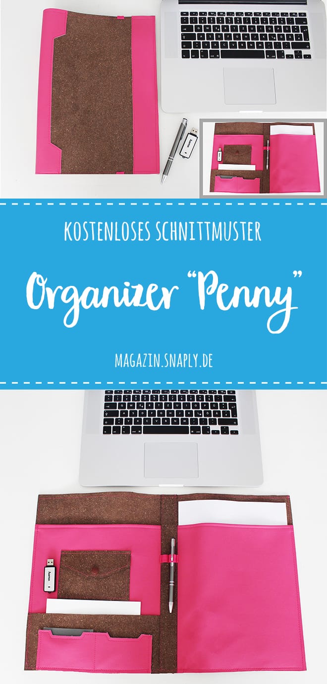 DIY-Anleitung & Kostenloses Schnittmuster: Organizer „Penny“
