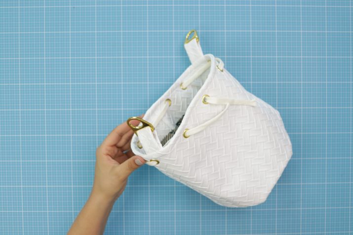 Kostenloses Schnittmuster: Mini Bucket Bag