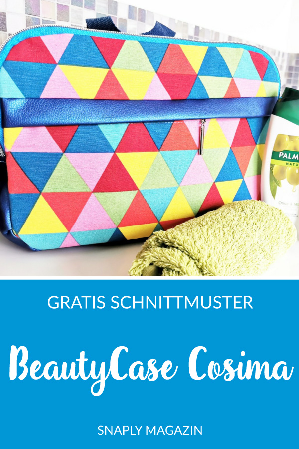 BeautyCase Cosima nähen – Schnittmuster kostenlos