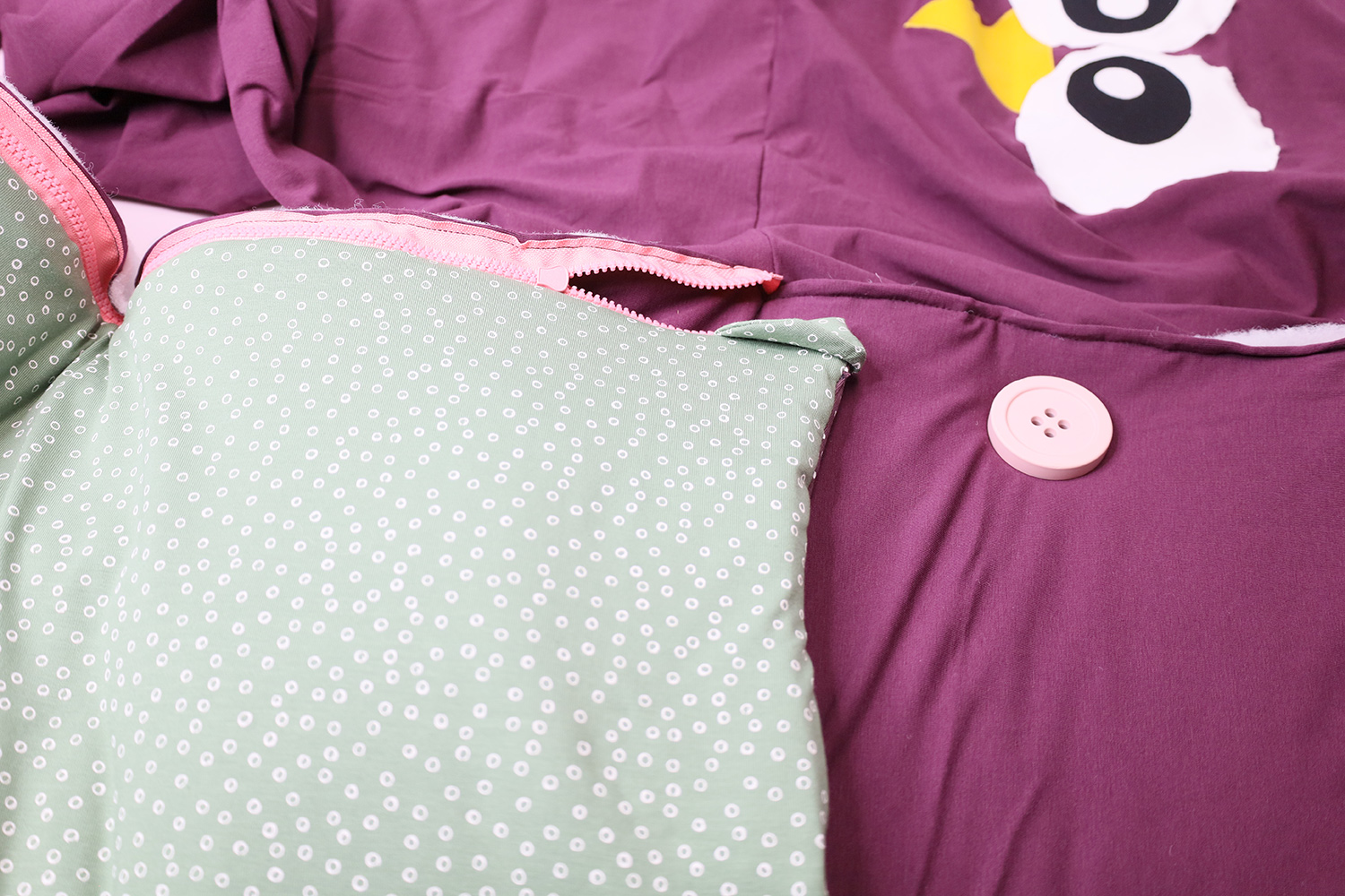 Kinderschlafsack nähen – Schnittmuster kostenlos