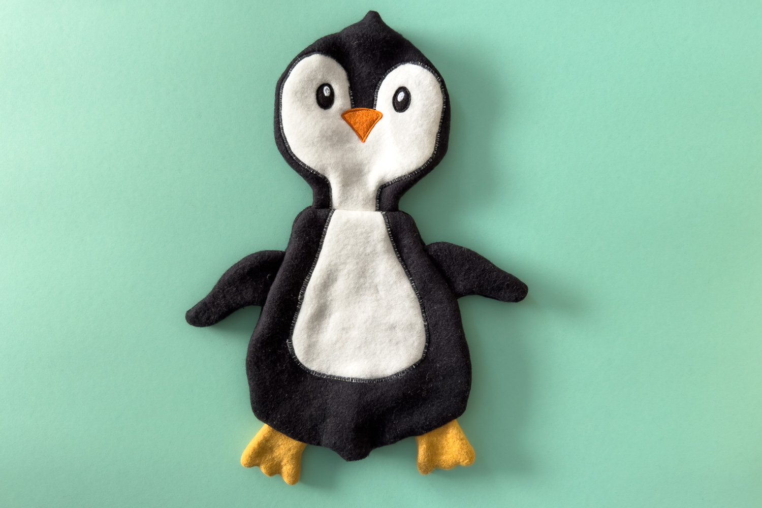 Pinguin Schnuffeltuch – kostenloses Schnittmuster