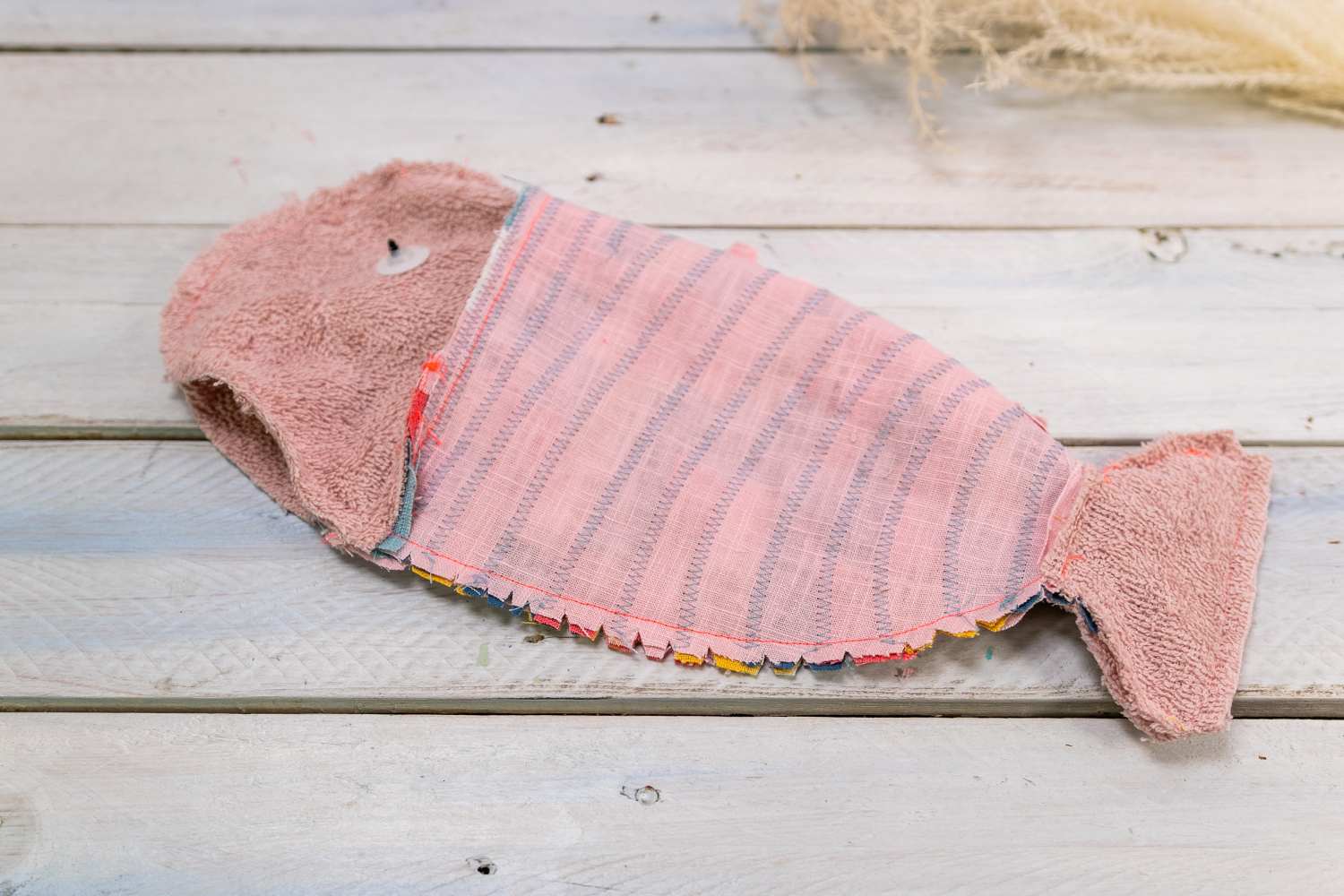Kuschelfisch nähen – Schnittmuster kostenlos