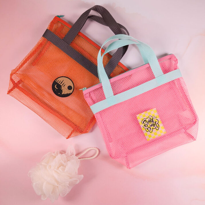 Mesh-Organizer nähen - Nähanleitung kostenlos