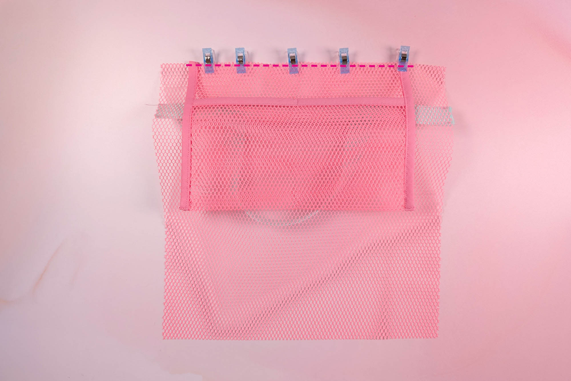 Mesh-Organizer nähen - Nähanleitung kostenlos