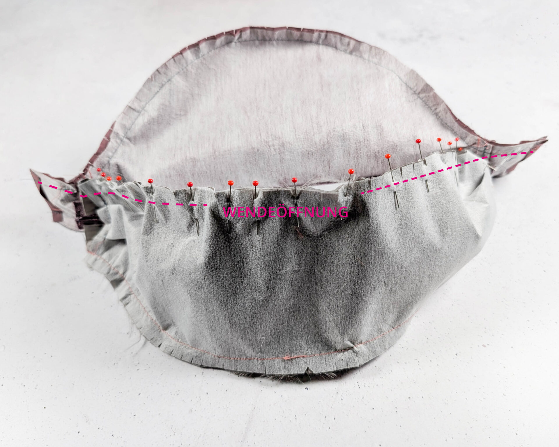 Mini-Tasche Lua nähen – Schnittmuster kostenlos