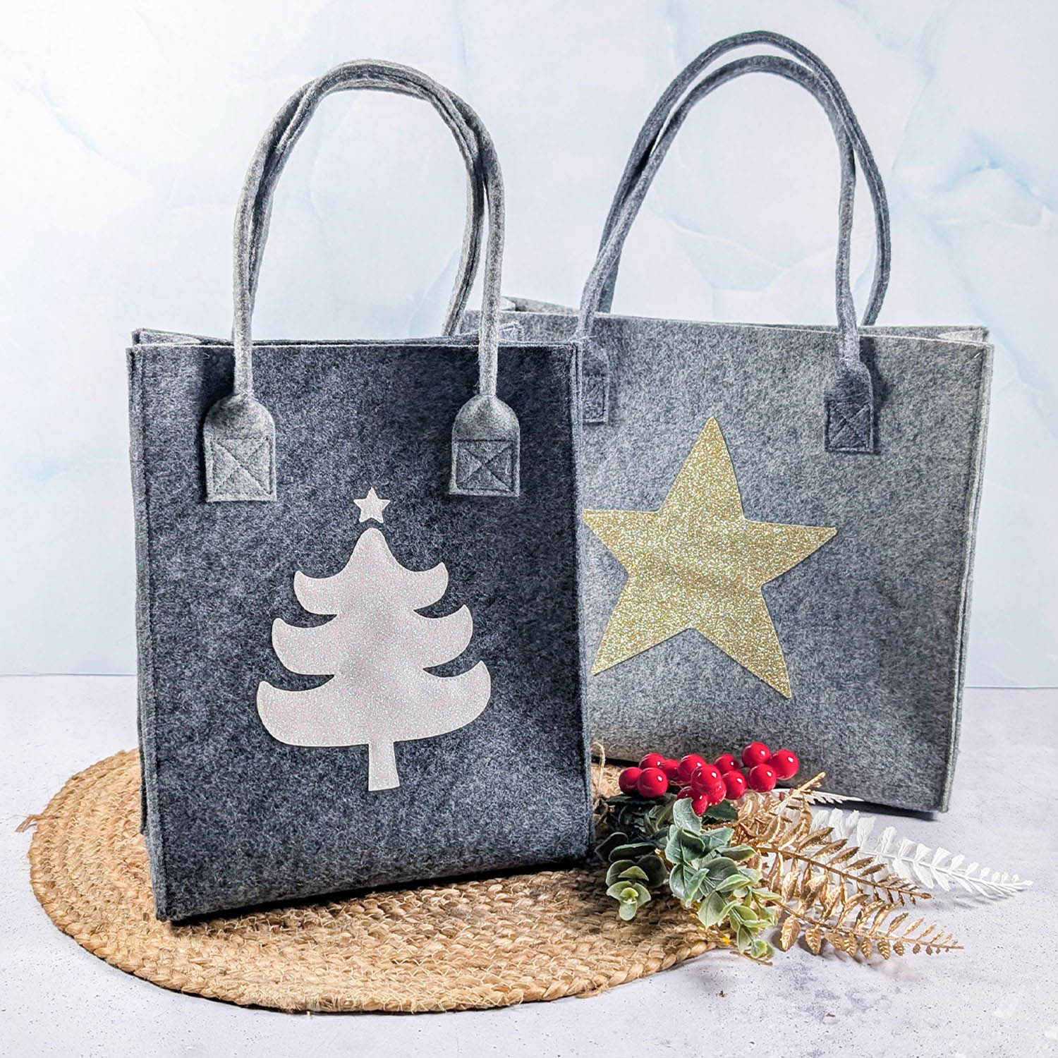 Geschenketasche aus Filz – Nähanleitung kostenlos