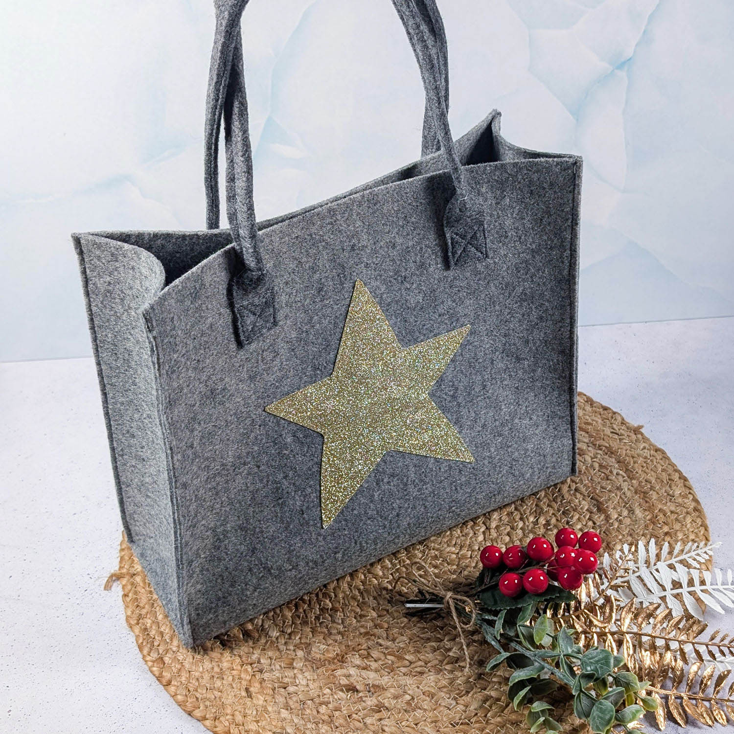 Geschenketasche aus Filz – Nähanleitung kostenlos