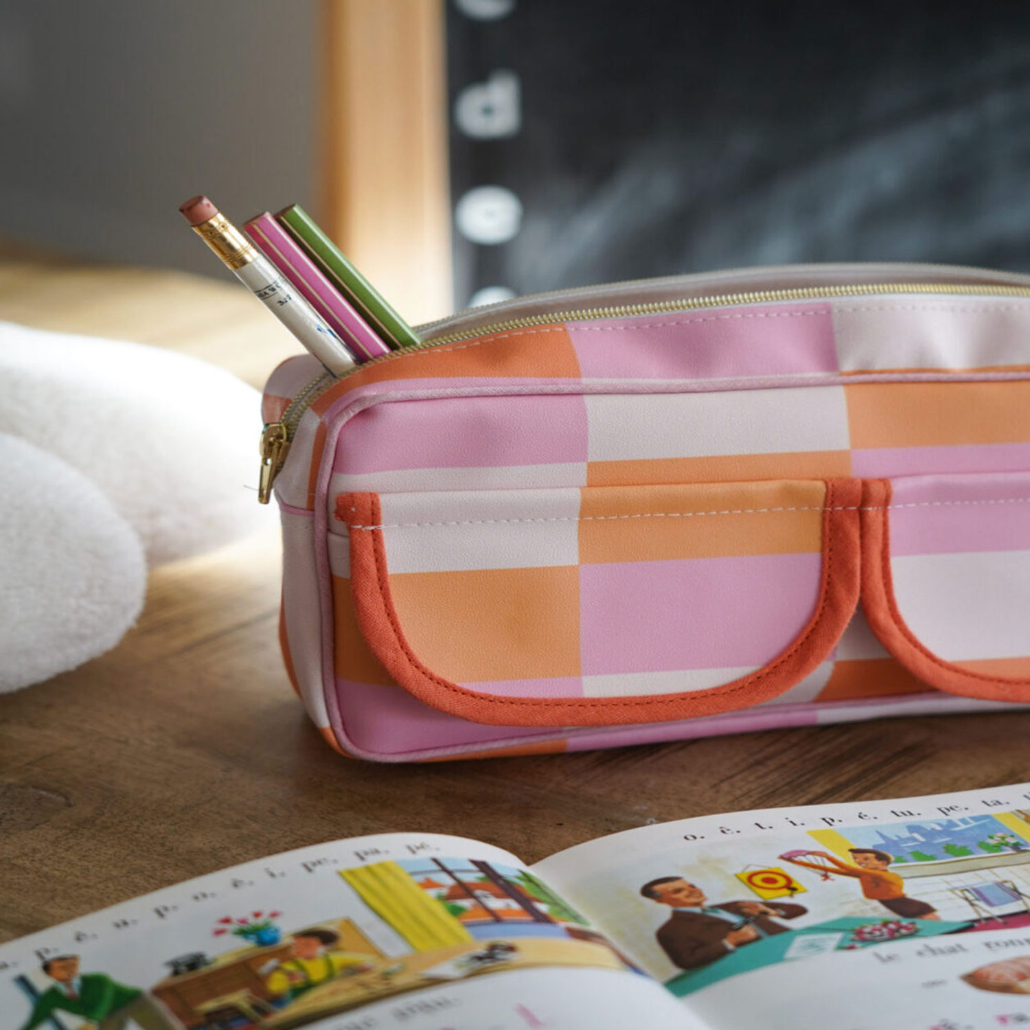 Retro-Federtasche – Schnittmuster kostenlos