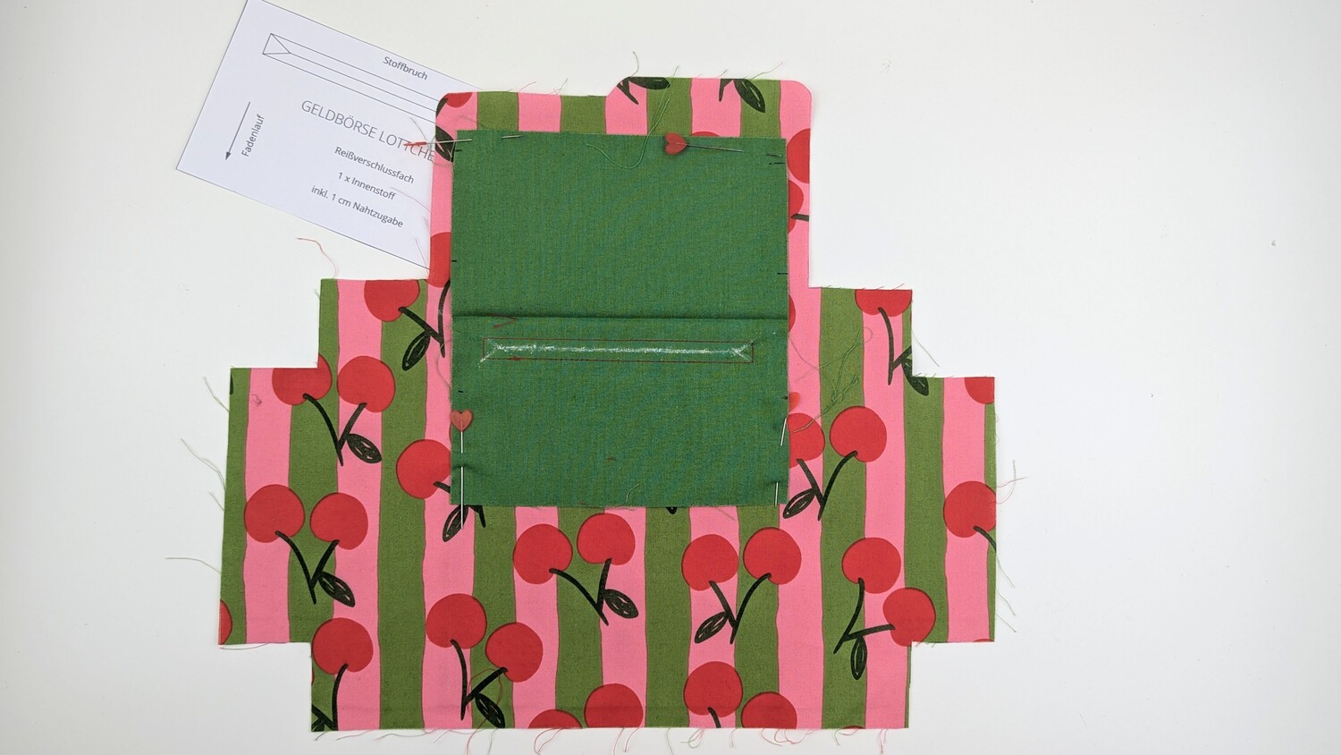 Geldbörse Lottchen XL – Schnittmuster kostenlos