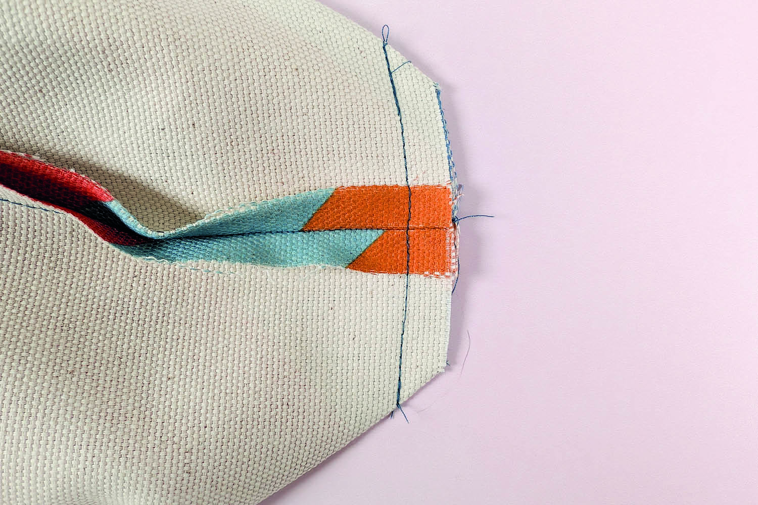 Einfache Canvas-Tasche nähen –  Nähanleitung kostenlos
