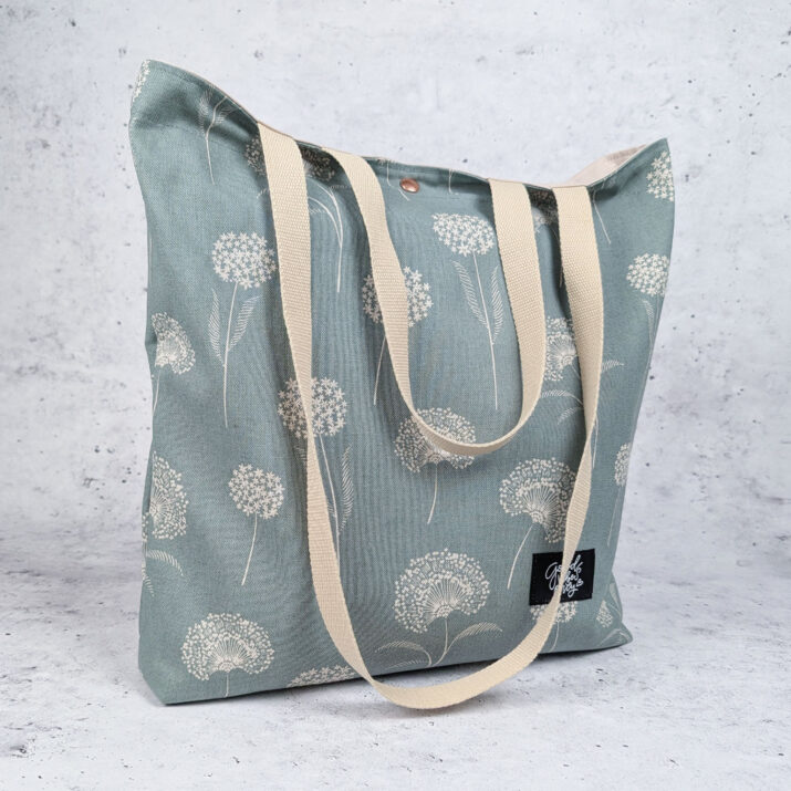 Einfache Canvas-Tasche nähen –  Nähanleitung kostenlos
