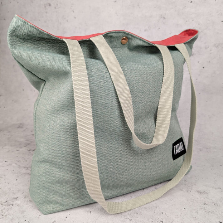 Einfache Canvas-Tasche nähen –  Nähanleitung kostenlos