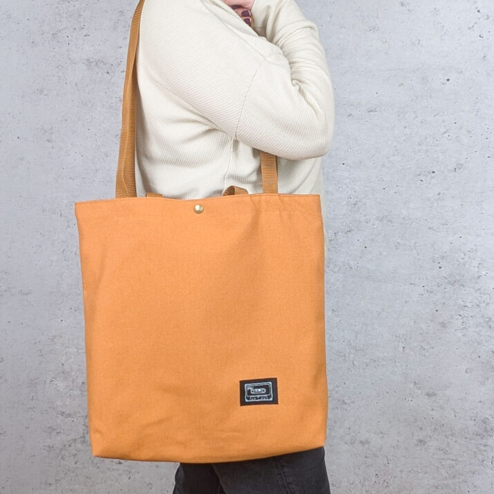 Einfache Canvas-Tasche nähen –  Nähanleitung kostenlos
