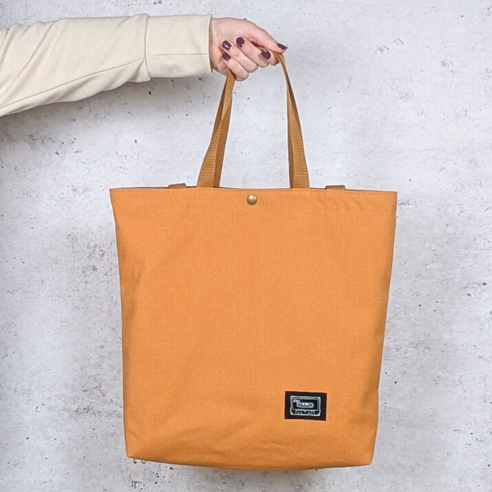 Einfache Canvas-Tasche nähen –  Nähanleitung kostenlos