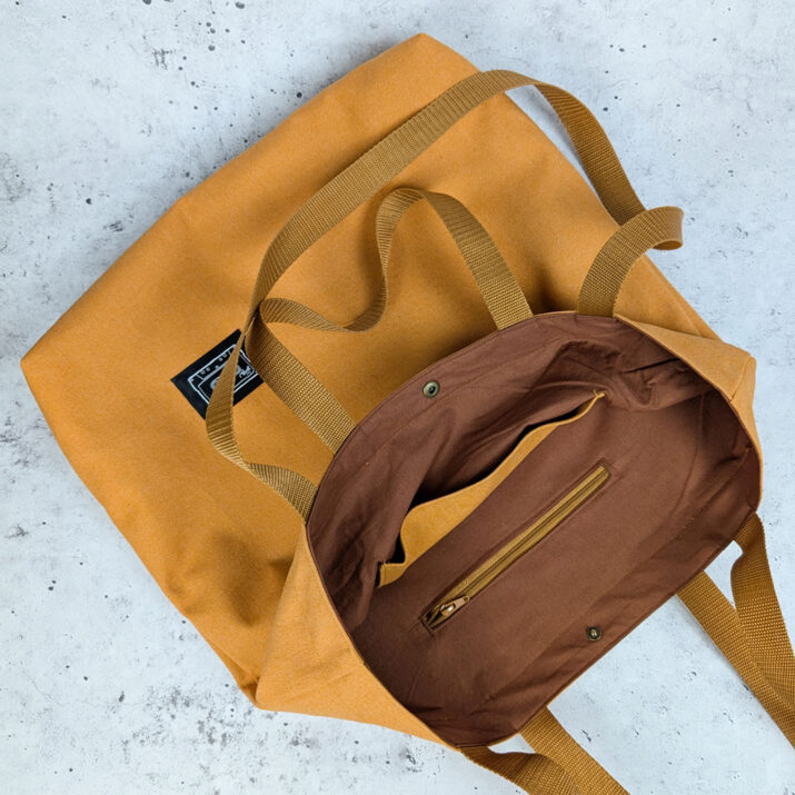 Einfache Canvas-Tasche nähen –  Nähanleitung kostenlos