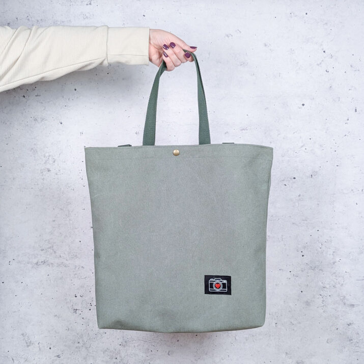 Einfache Canvas-Tasche nähen –  Nähanleitung kostenlos