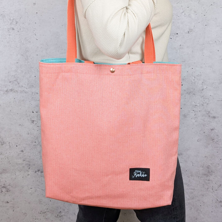 Einfache Canvas-Tasche nähen –  Nähanleitung kostenlos
