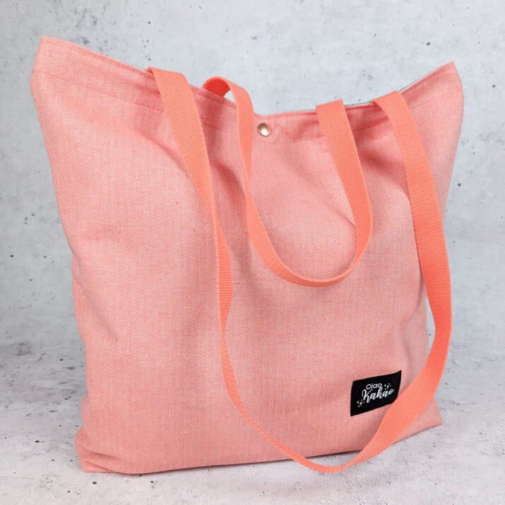 Einfache Canvas-Tasche nähen –  Nähanleitung kostenlos