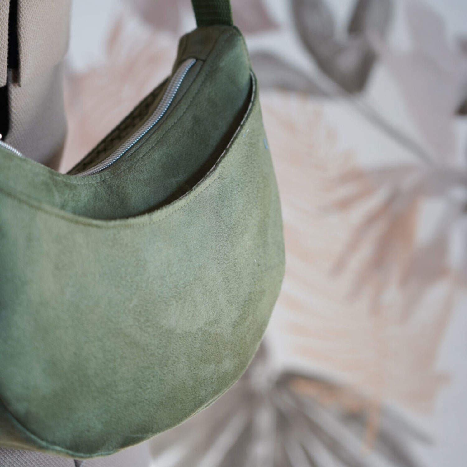 Croissant-Tasche nähen – Schnittmuster kostenlos