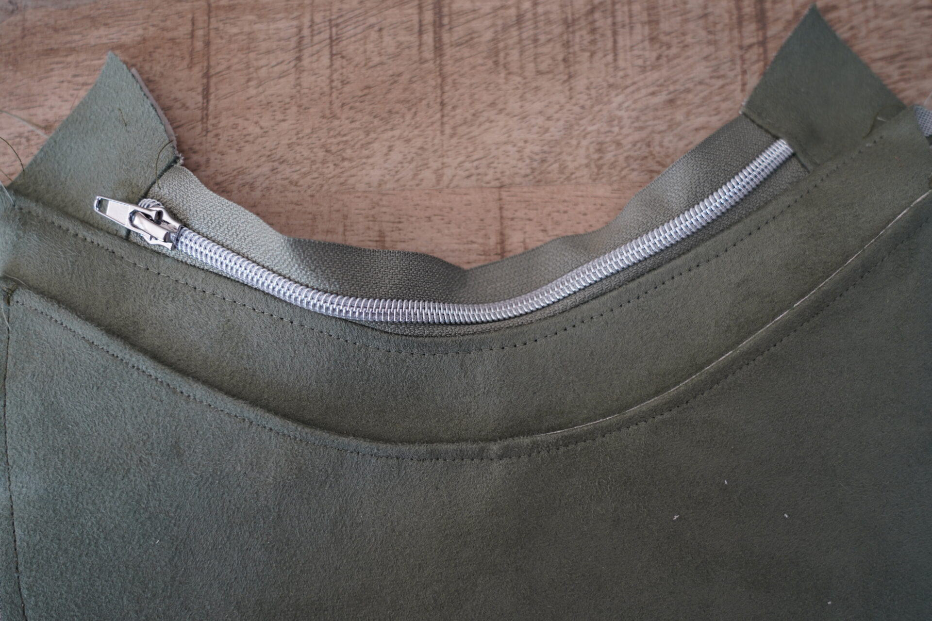 Croissant-Tasche nähen – Schnittmuster kostenlos