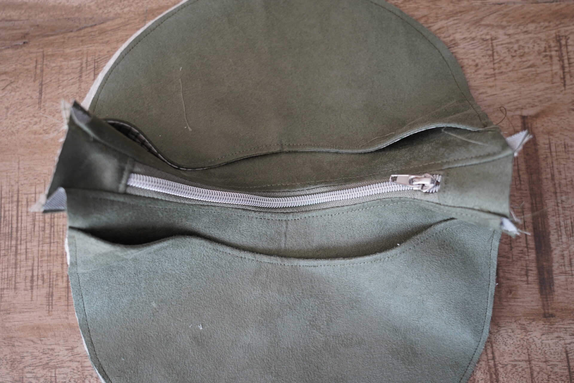 Croissant-Tasche nähen – Schnittmuster kostenlos