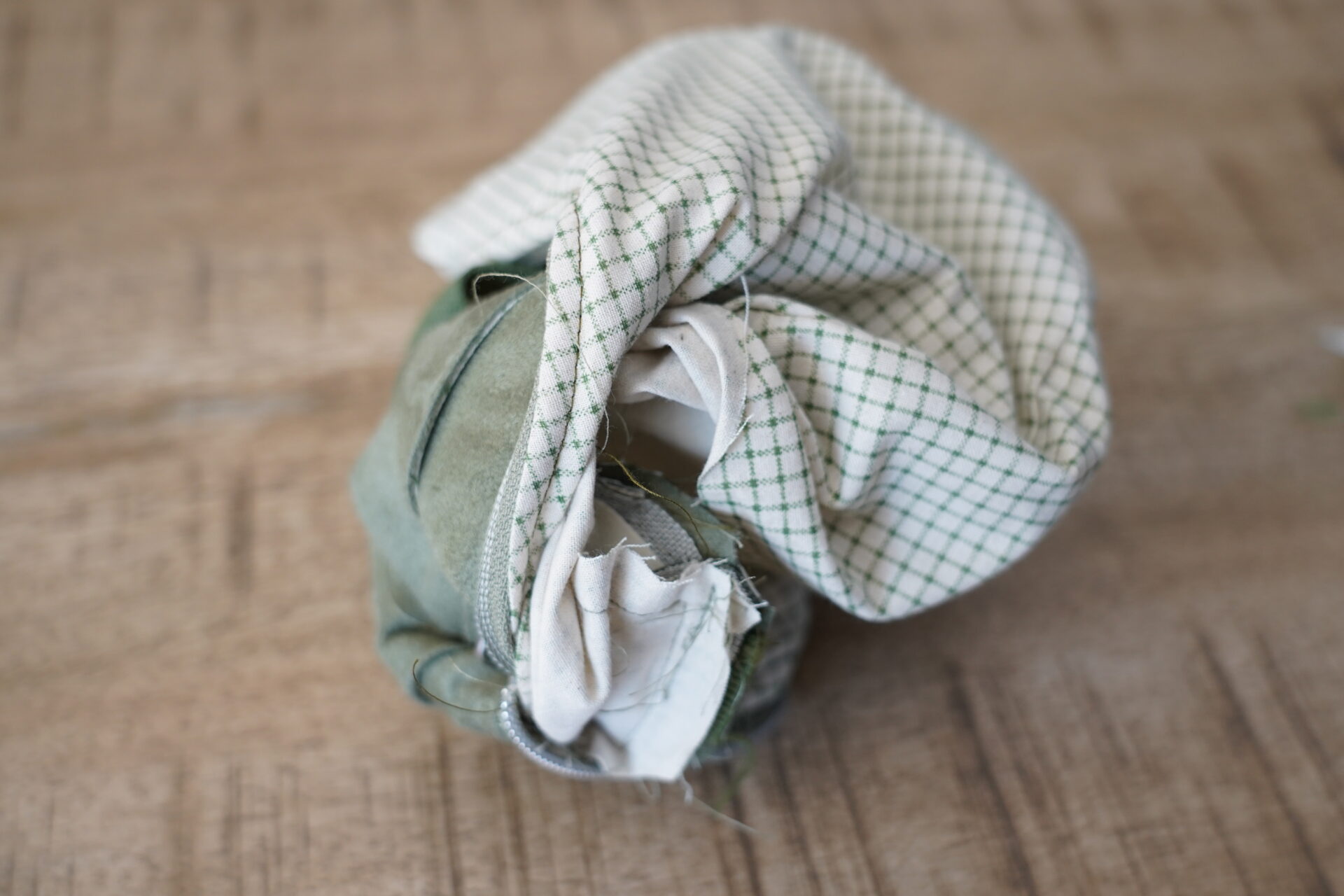 Croissant-Tasche nähen – Schnittmuster kostenlos